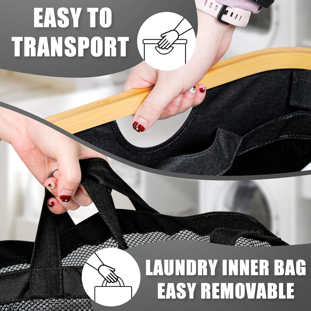 Bathola large-capacity design fits a week of outfits for a family.