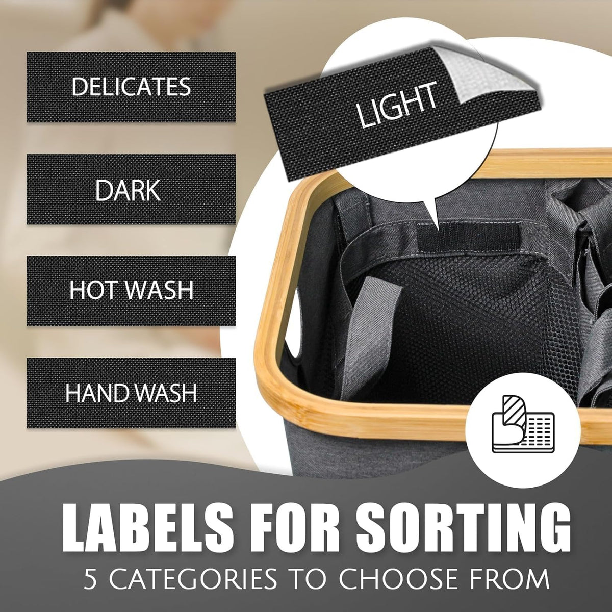 Bathola hampers foldable for travel storage demonstrates compact folding for trips.