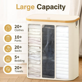 Bathola removable machine-washable inner bags for quick cleaning.