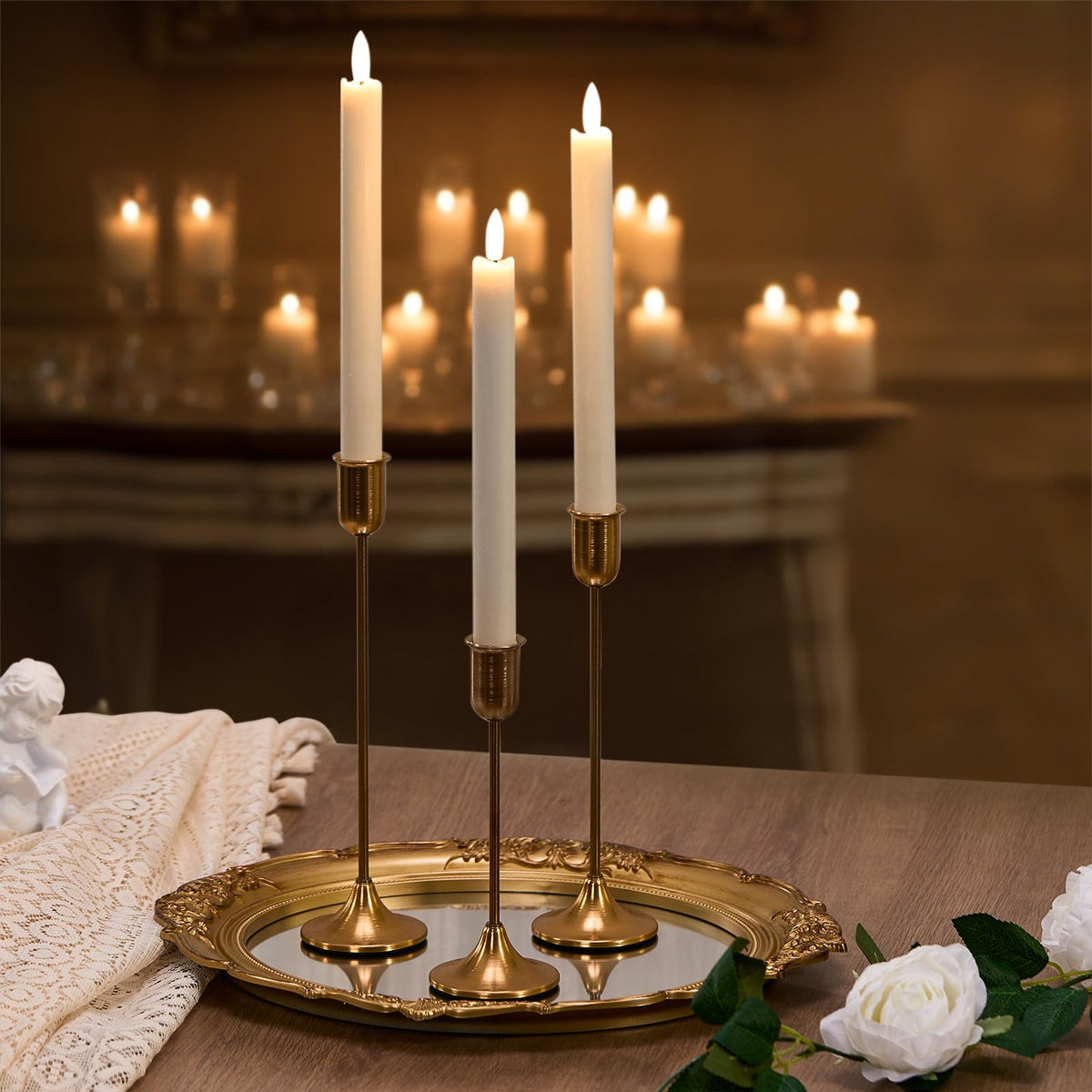 Batoslee candlesticks ideal for weddings and special occasions.