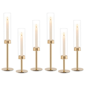 Batoslee ready-to-gift gold candle stands in recyclable box