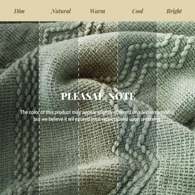 BATTILO HOME Sage Green Throw Blanket outdoors scene highlighting versatility.