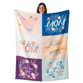 Battilo mama throw blanket with flower pattern offers cozy warmth for everyday use.