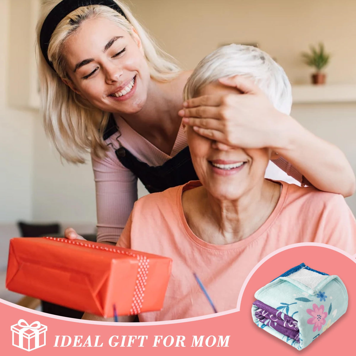 Battilo Mother's Day gift box-ready blanket signals thoughtful, ready-to-gift option.