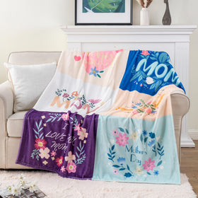 Battilo plushfleece blanket closeup shows soft texture and durable fabric.