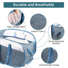 BATTOO durable foldable basket for daily use and storage.