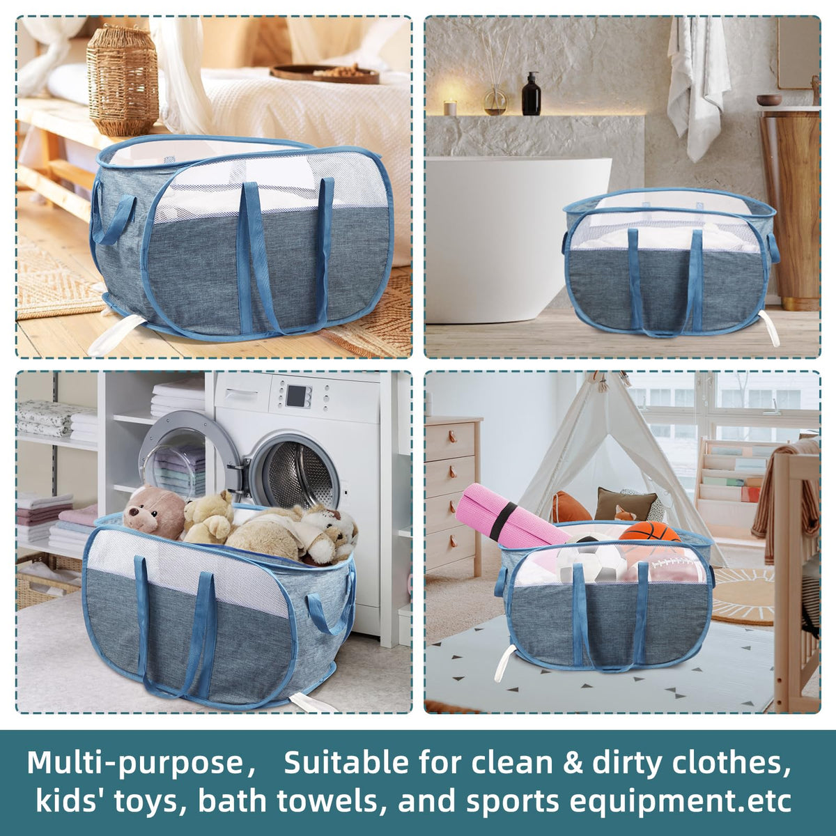 BATTOO travel-friendly basket, perfect for dorms and hotels.