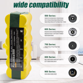 BATTOOL Roomba battery with CE/FCC/ROHS certification for safe use