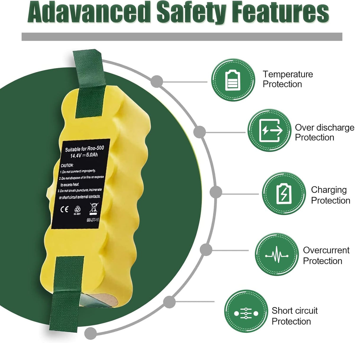 BATTOOL Roomba battery during use offering longer runtime and efficiency