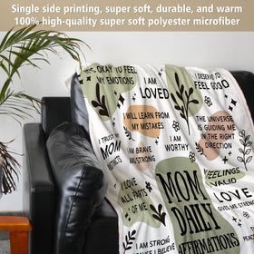 BaubleDazz Mama daily affirmations closeup shows soft fabric and warm textures for comforting moments.