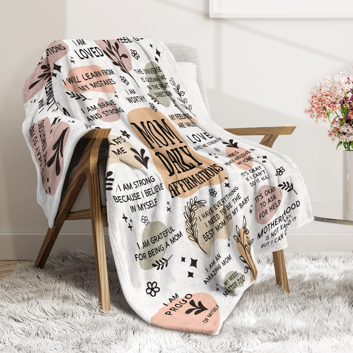 BaubleDazz mom moments blanket provides comforting warmth and reassurance