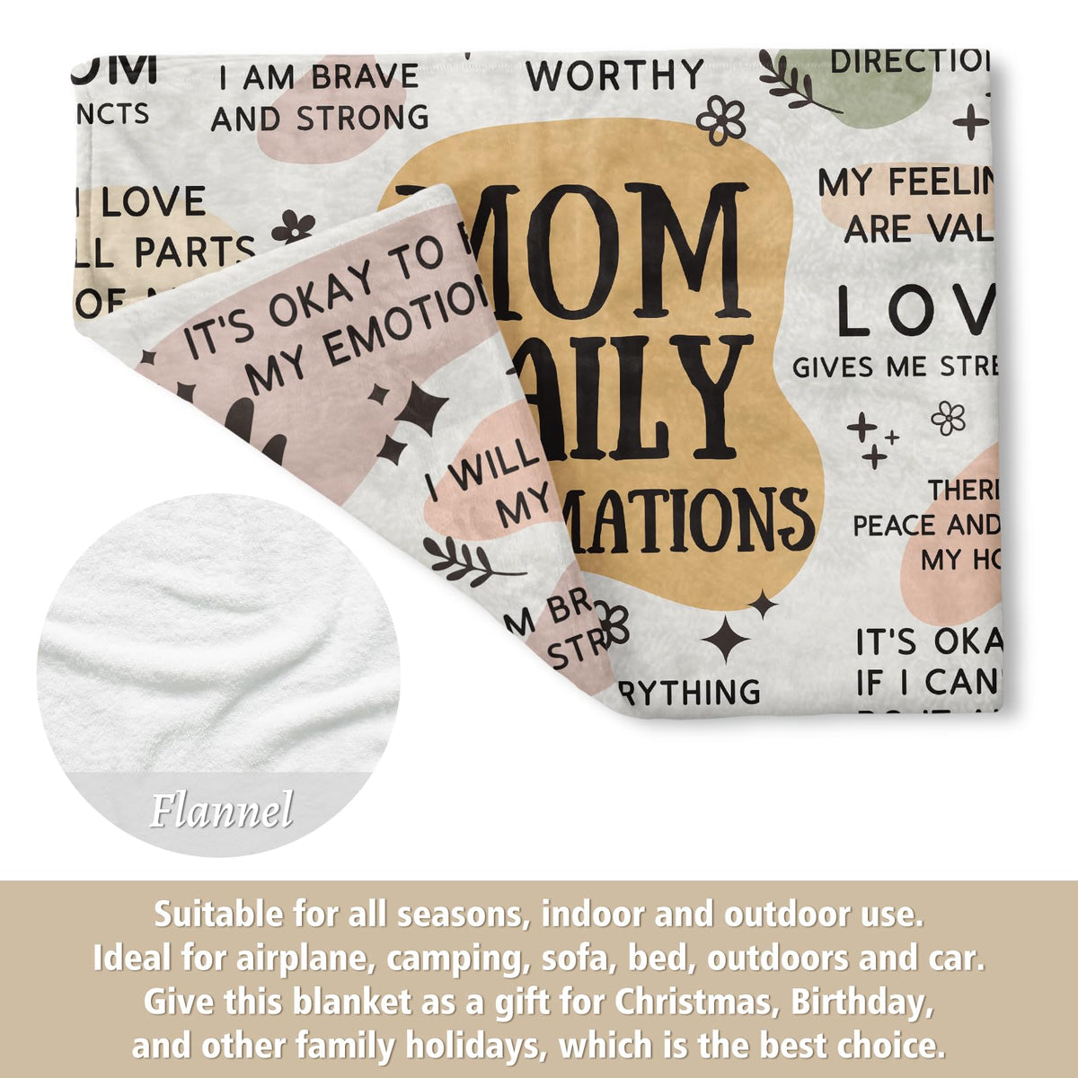 BaubleDazz postpartum gift blanket ideal for new moms celebrating milestones.