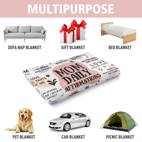 BaubleDazz premium fabric new mom blanket emphasizes durable warmth and long-lasting comfort.