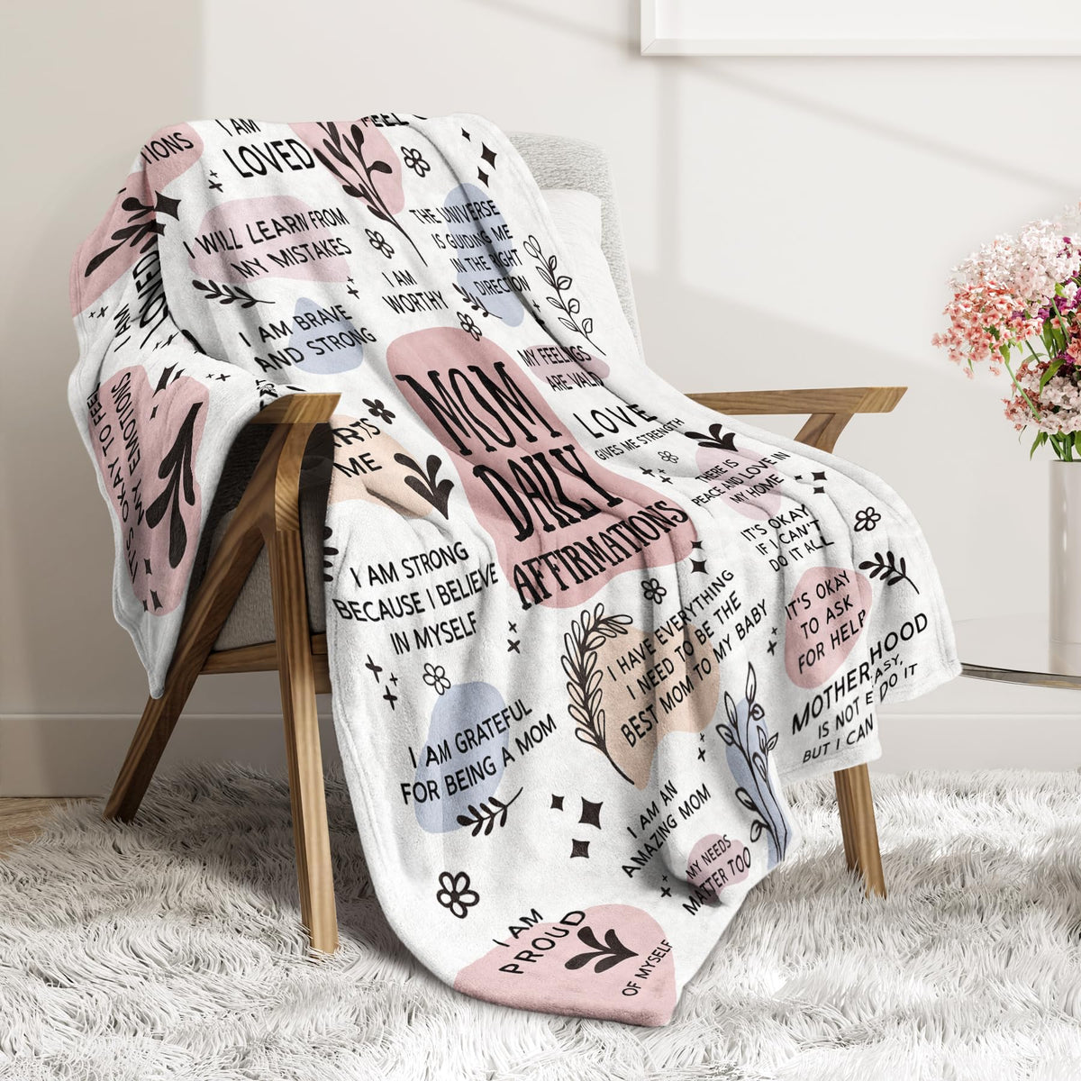 BaubleDazz warm companionship blanket accompanies mom during rest, nursing, and bonding.