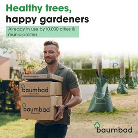 Baumbad packaging includes setup guide for quick installation.