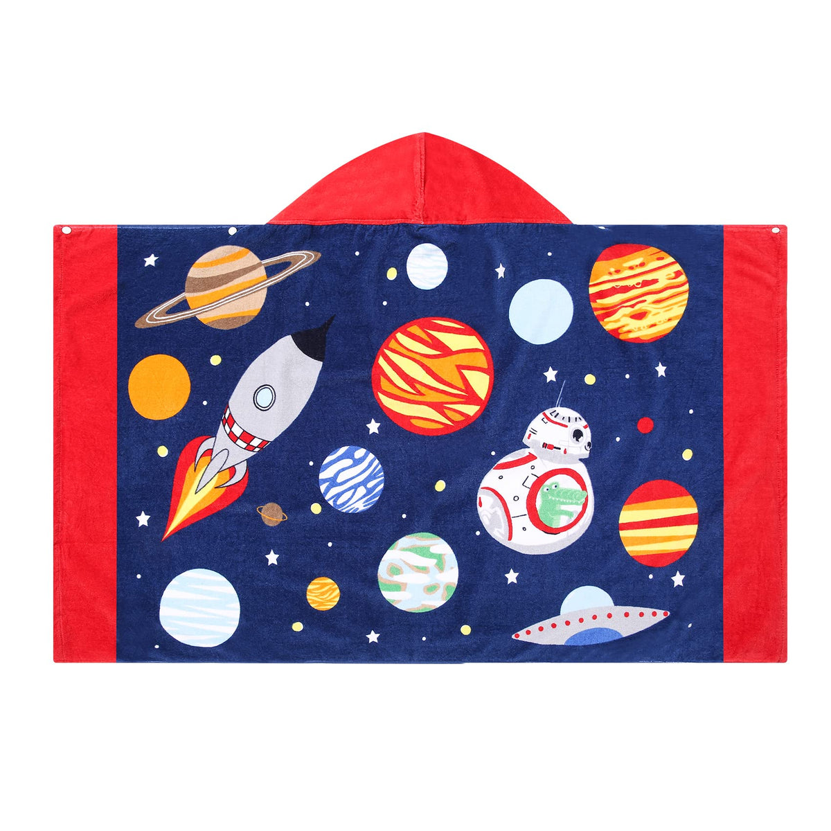Bavilk kids towel ready for beach or pool, easy to pack.