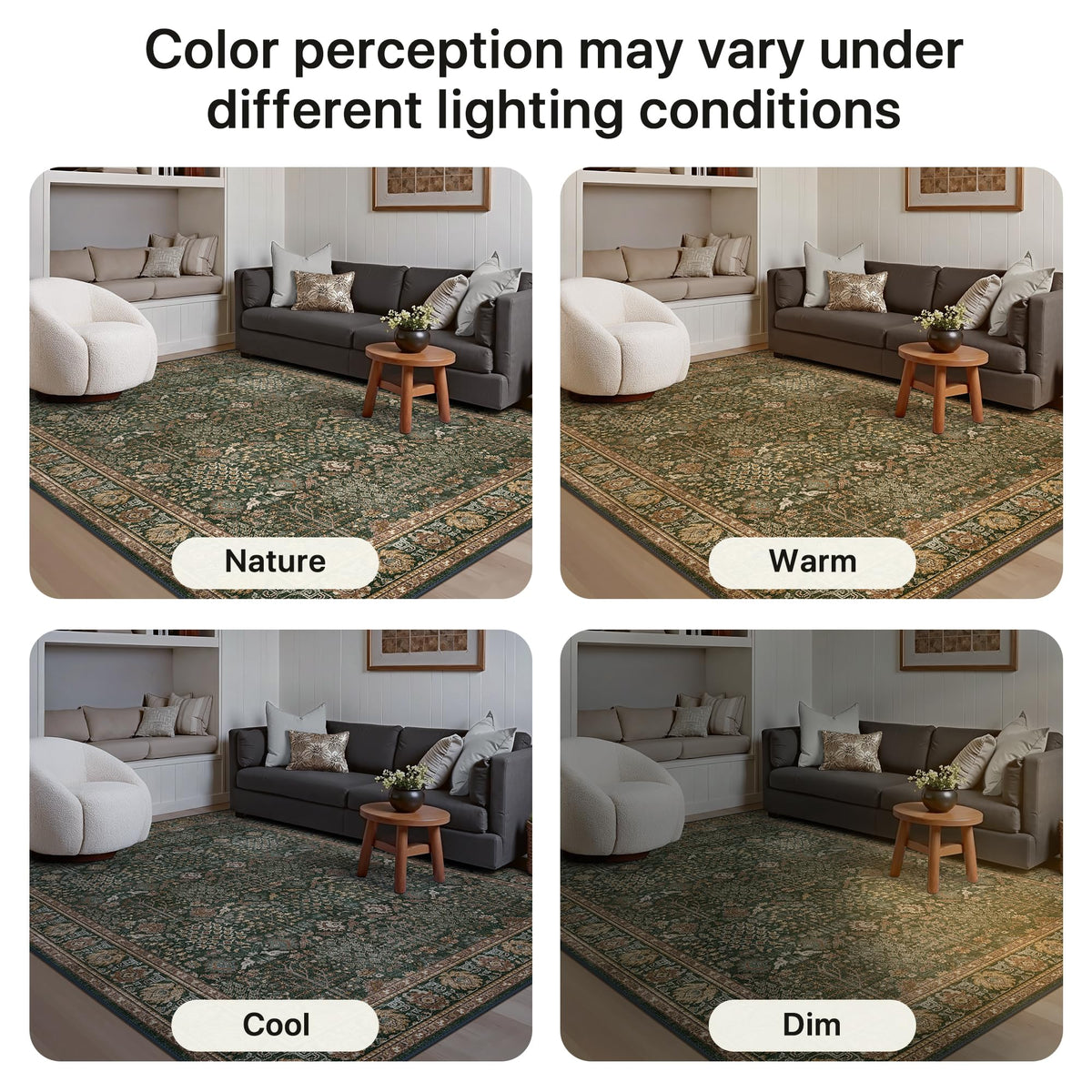 Bavni rug protects floors while handling frequent foot traffic gracefully.