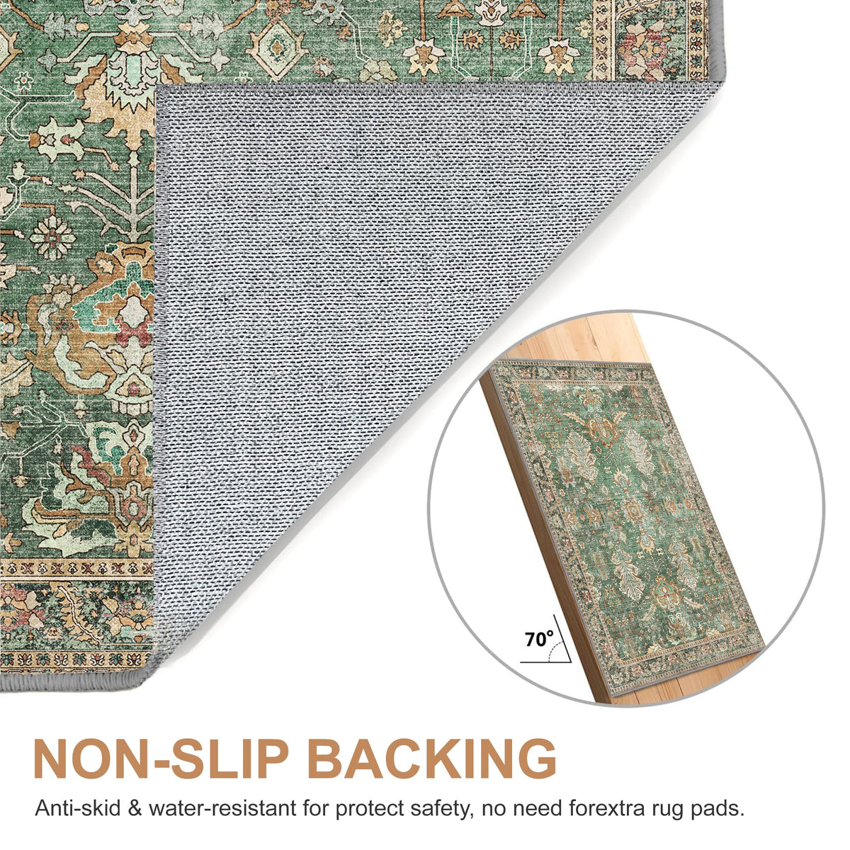 Bavni machine-washable chenille rug stays vibrant after regular care.