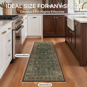 Bavni multi-color floral rug complements various interior decors beautifully.