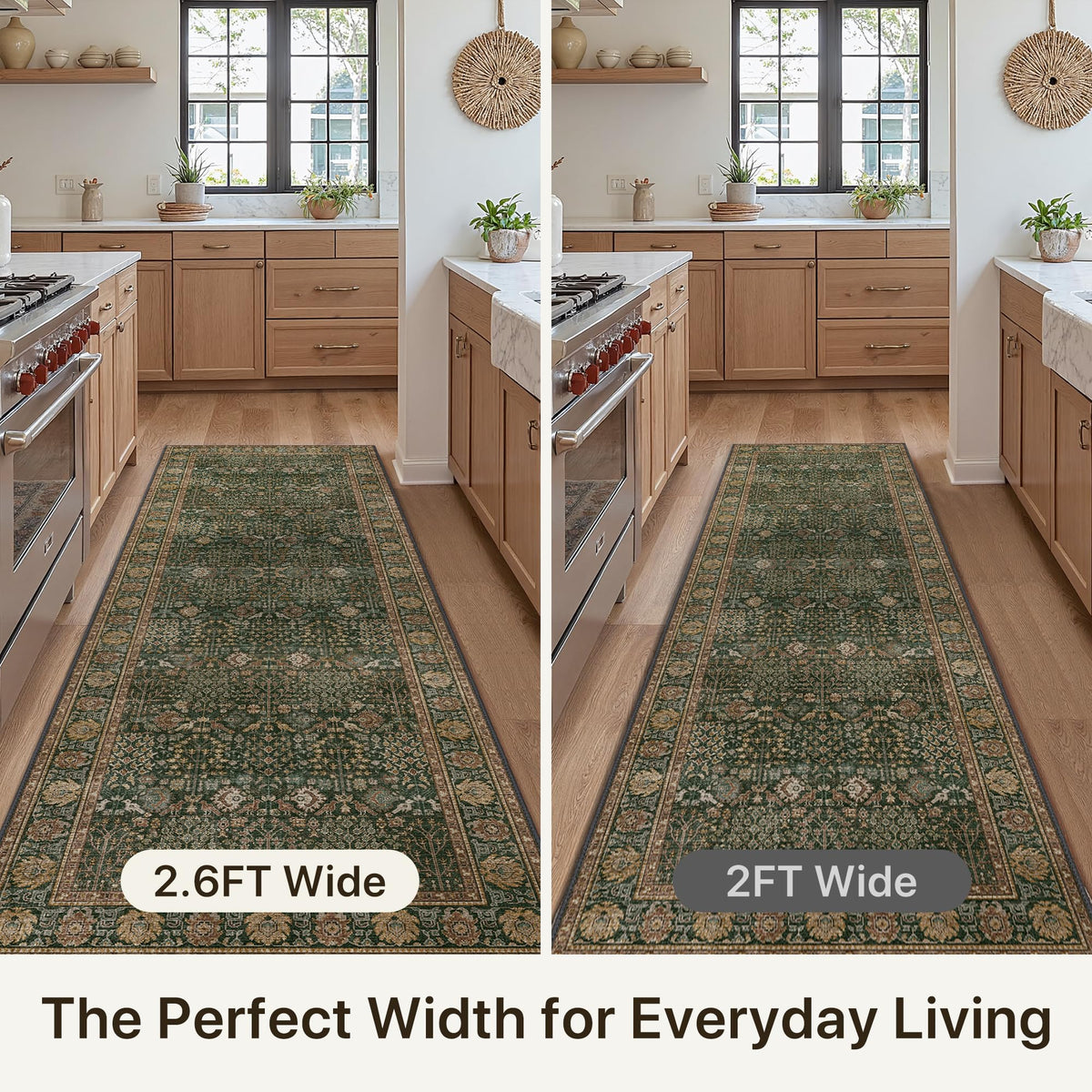 Bavni vintage floral pattern rug adds timeless style to living spaces.