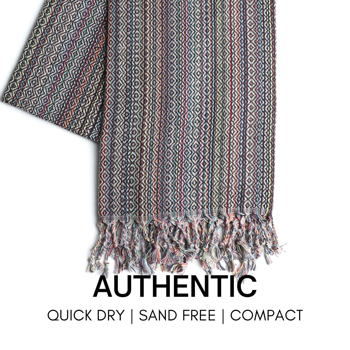 Bay Laurel Beach Towel quick-dry fabric keeps towels fresh after swimming.