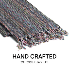 Bay Laurel Oversized Beach Towel provides ample coverage for lounging.