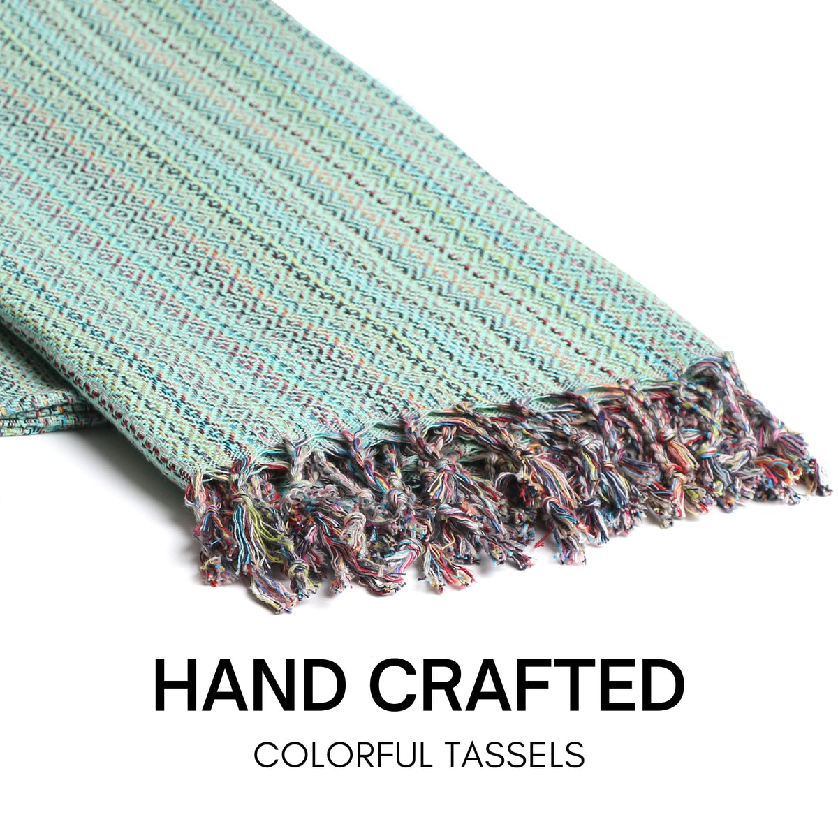 Bay Laurel sand-free towel makes cleanup simple after beach time