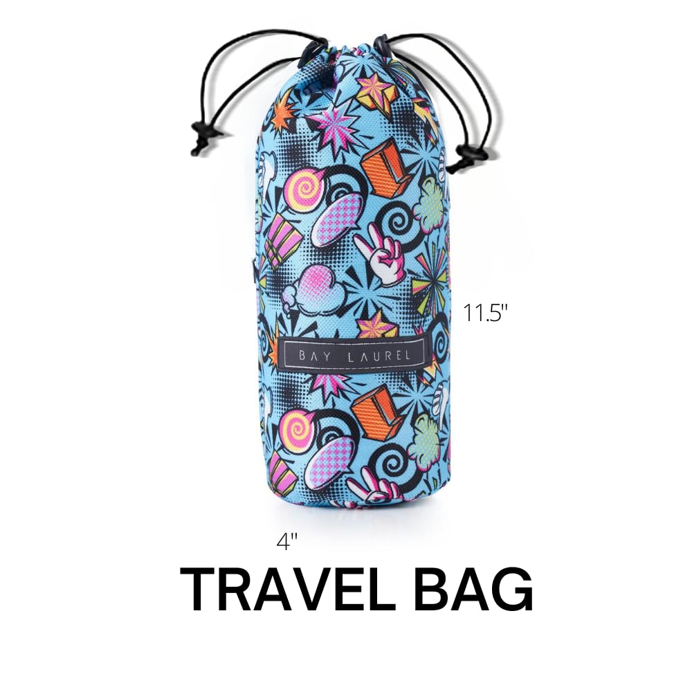 Bay Laurel sand-free beach towel keeping sand out of your bag