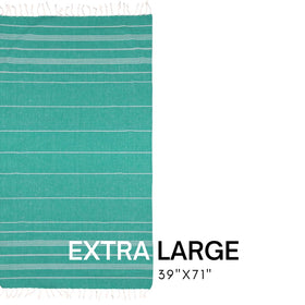 Bay Laurel sand-free towel makes beach clean-up quick and effortless.