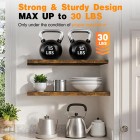 Bayka bathroom wall shelf providing extra storage and organization.
