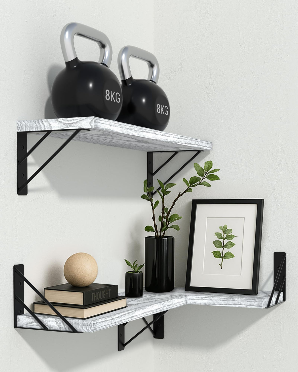 BAYKA cat shelves offer a playful, space-saving option for pets.