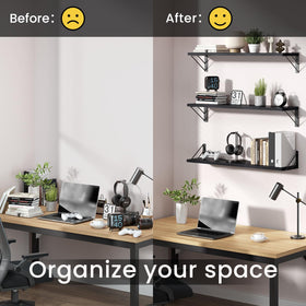Bayka entryway wall shelf organizes keys and small items with style.