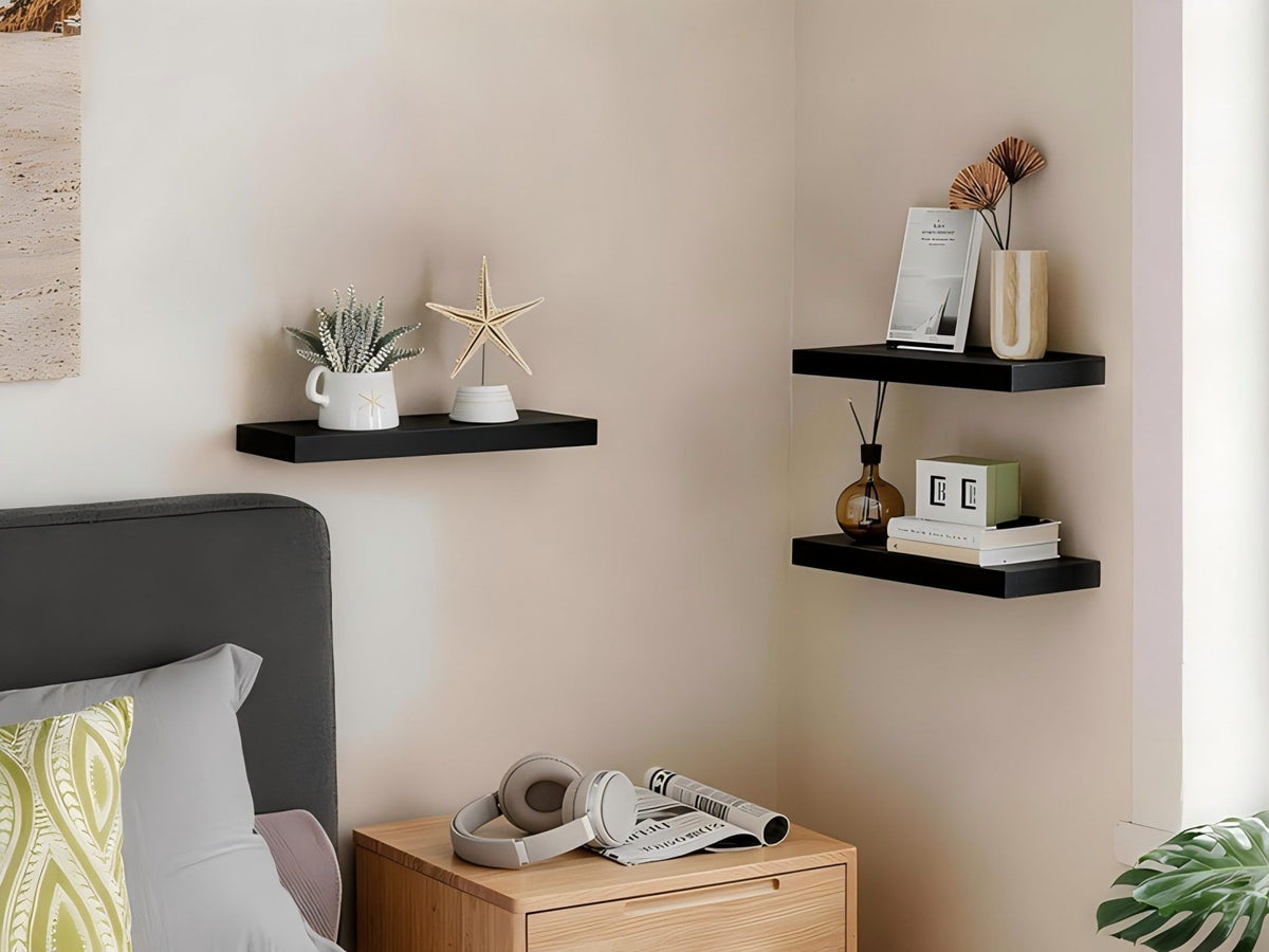 BAYKA shelf organized bathroom storage with warp resistant finish