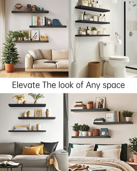 BAYKA kitchen storage use on wall shelves