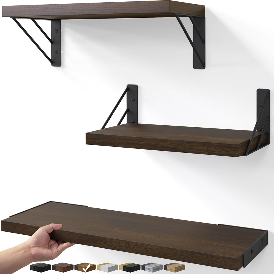 BAYKA Floating Shelf Small on wall for compact storage and display