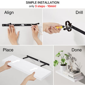 BAYKA shelf in kitchen for spices or utensils