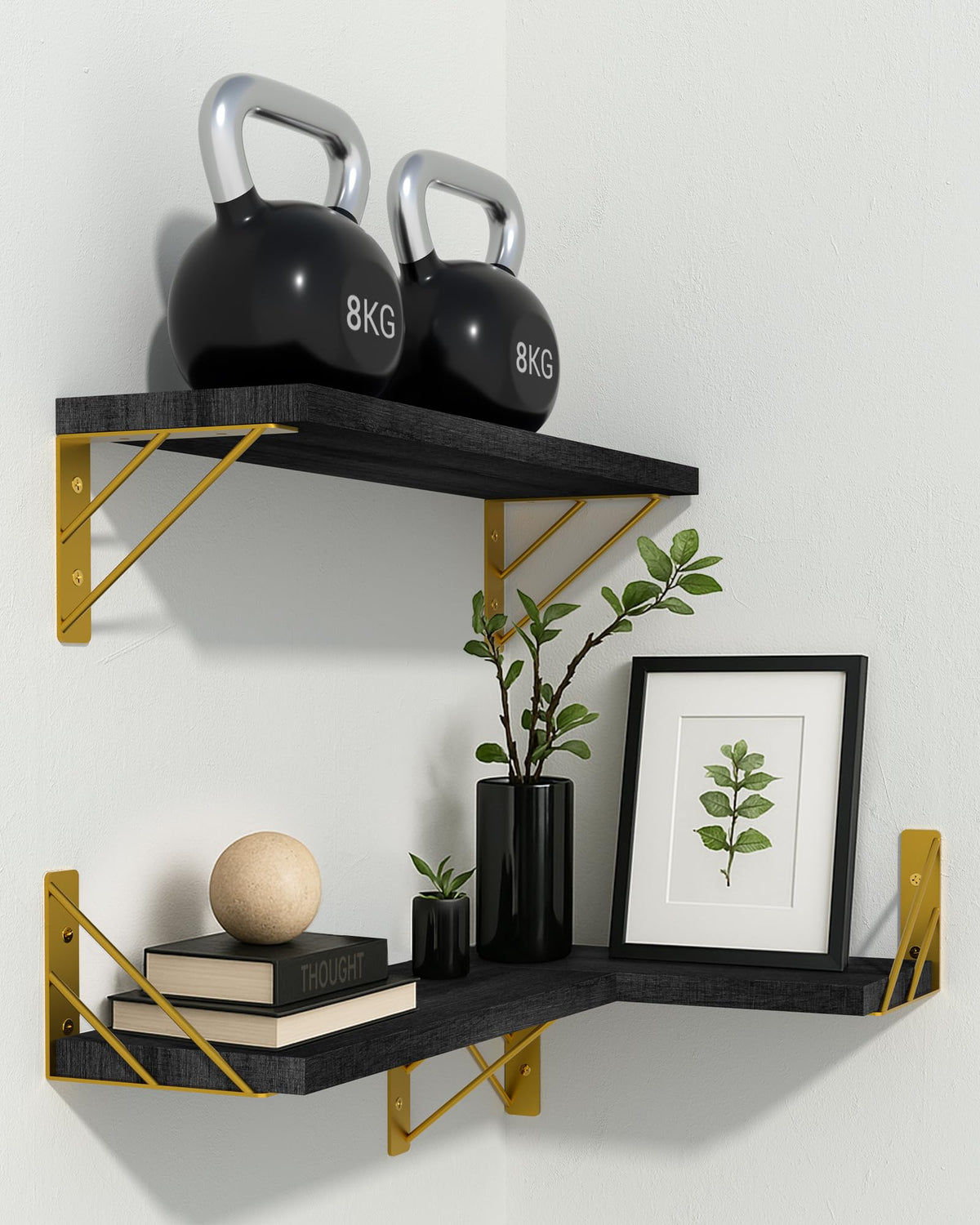 BayKA office shelf supports supplies and keeps workspace tidy