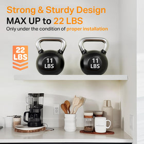BAYKA shelves displaying books and decor for living room