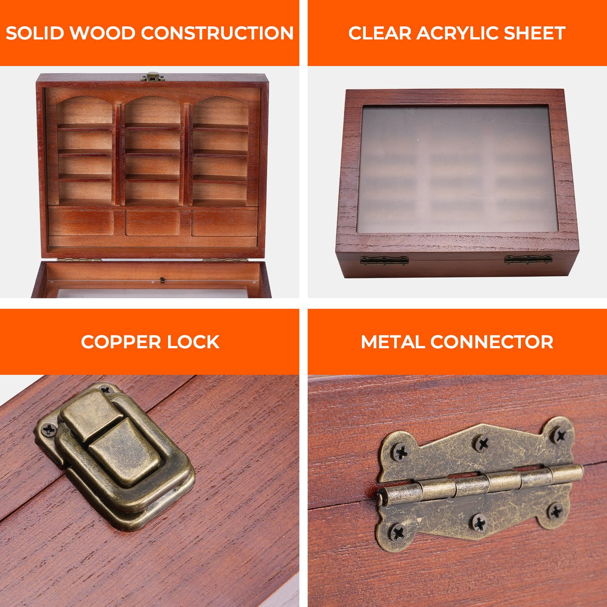 BBVCX Anxiety Bookshelf's handcrafted wood adds durable decor quality.