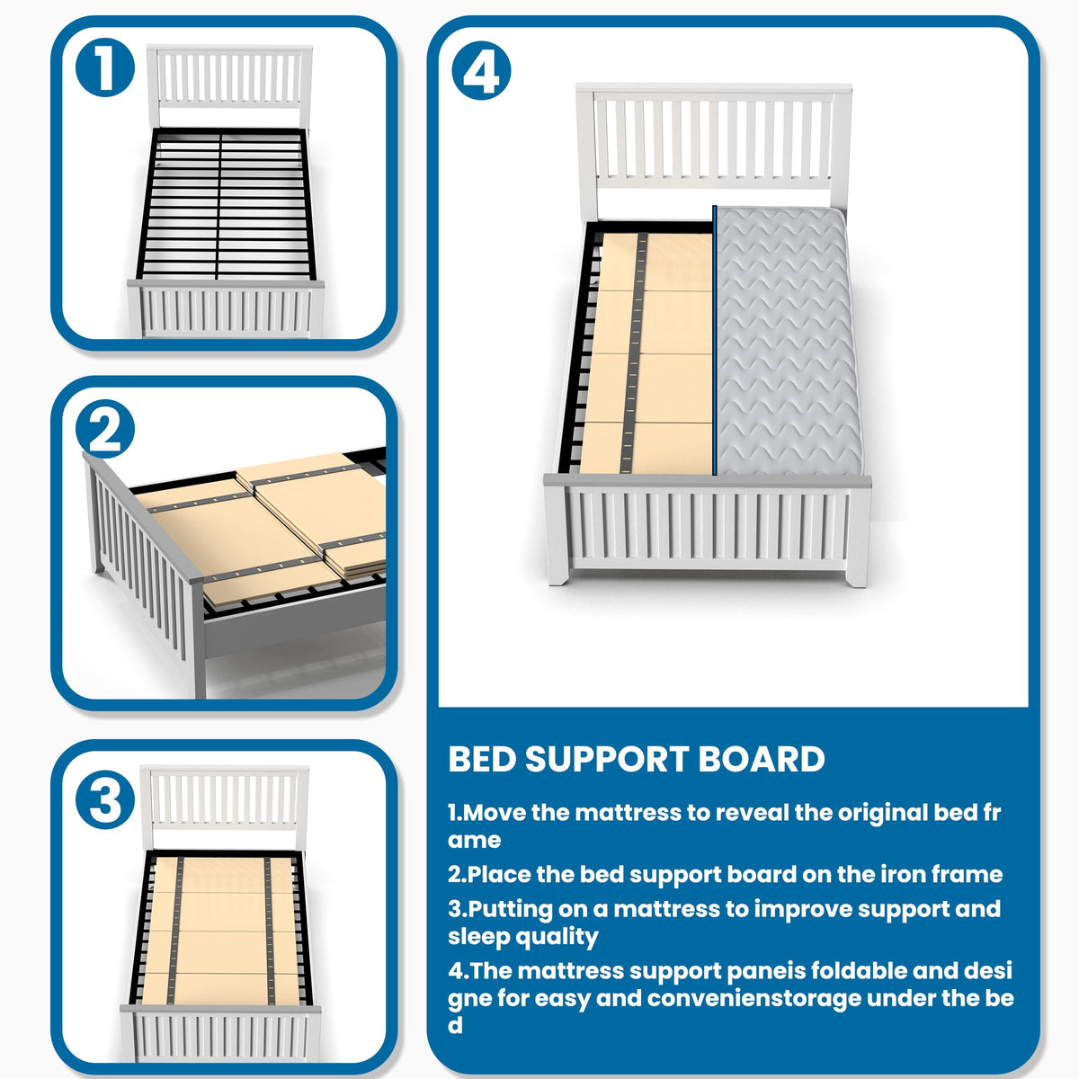 BBX-G double-layer bed boards measure 60 by 48 inches for versatile layouts.