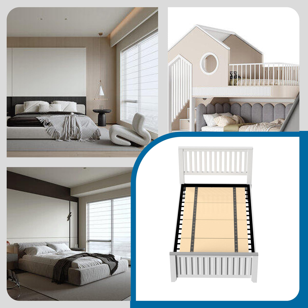 BBX-G sturdy wood board helps prevent mattress sagging and maintains firmness.