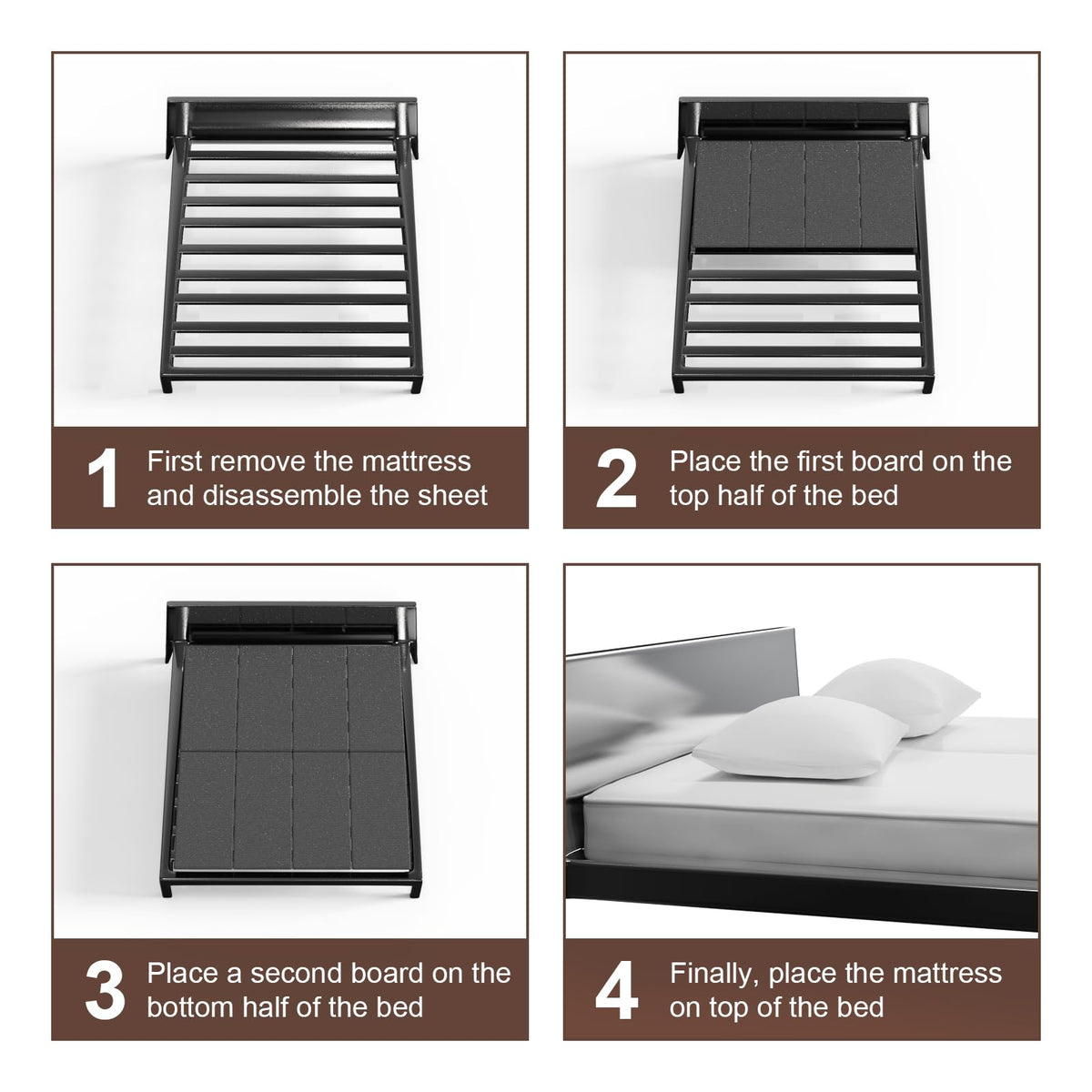 BBX-G twin 75x38 profile saves space with slim bed support