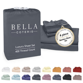 BC Bella Coterie bamboo top sheet close-up shows silky softness and cooling.