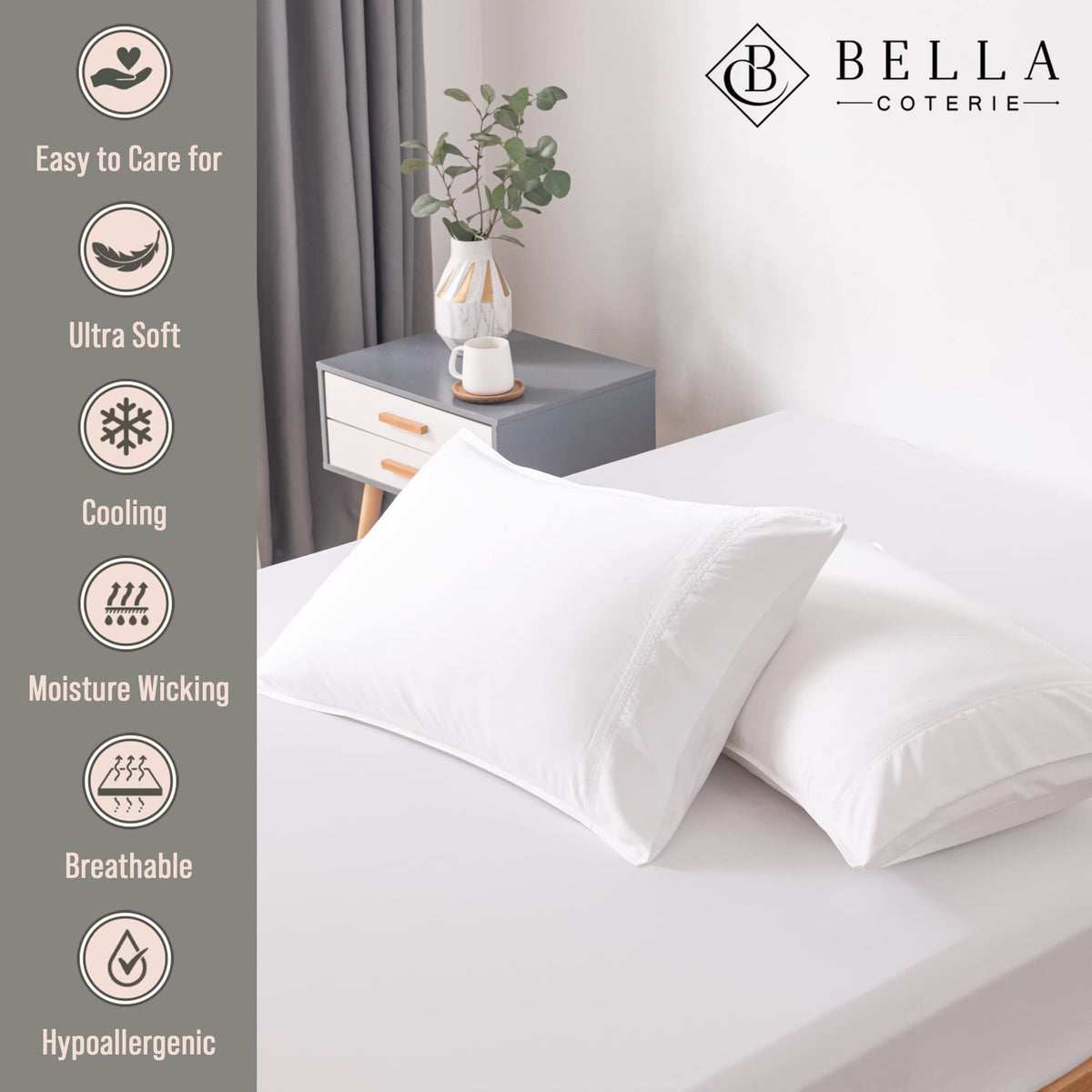 BC Bella Coterie closeup of silky texture highlights luxurious feel
