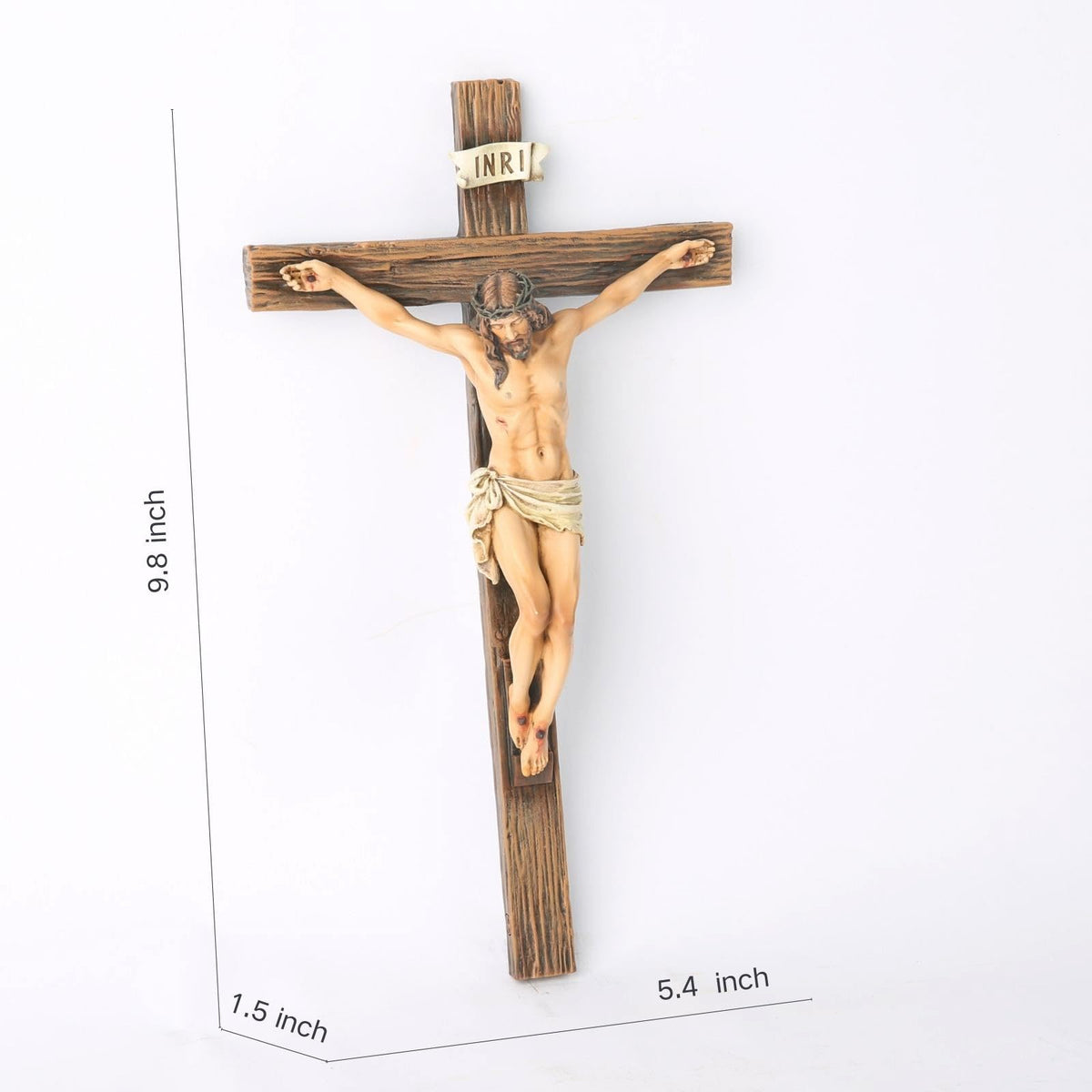 Elegant packaging and presentation of BC BUILDCLASSIC crucifix wall cross.