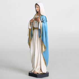 BC BuildClassic Immaculate Heart statue back view elegant home decor