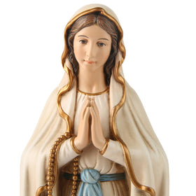 BC Buildclassic Lourdes statue side view ideal for reverent display on shelves.