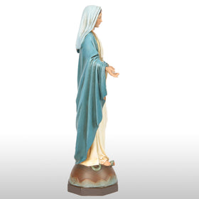  BC BUILDCLASSIC Our Lady of Grace statue displayed on a shelf setting