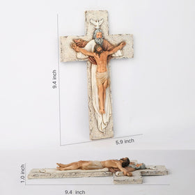 BC Buildclassic sculpted wall cross with back hook for easy hanging