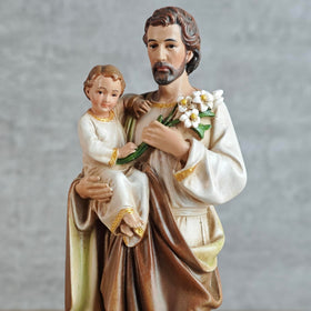 BC BUILDCLASSIC St Joseph Child Jesus close-up details highlight craftsmanship